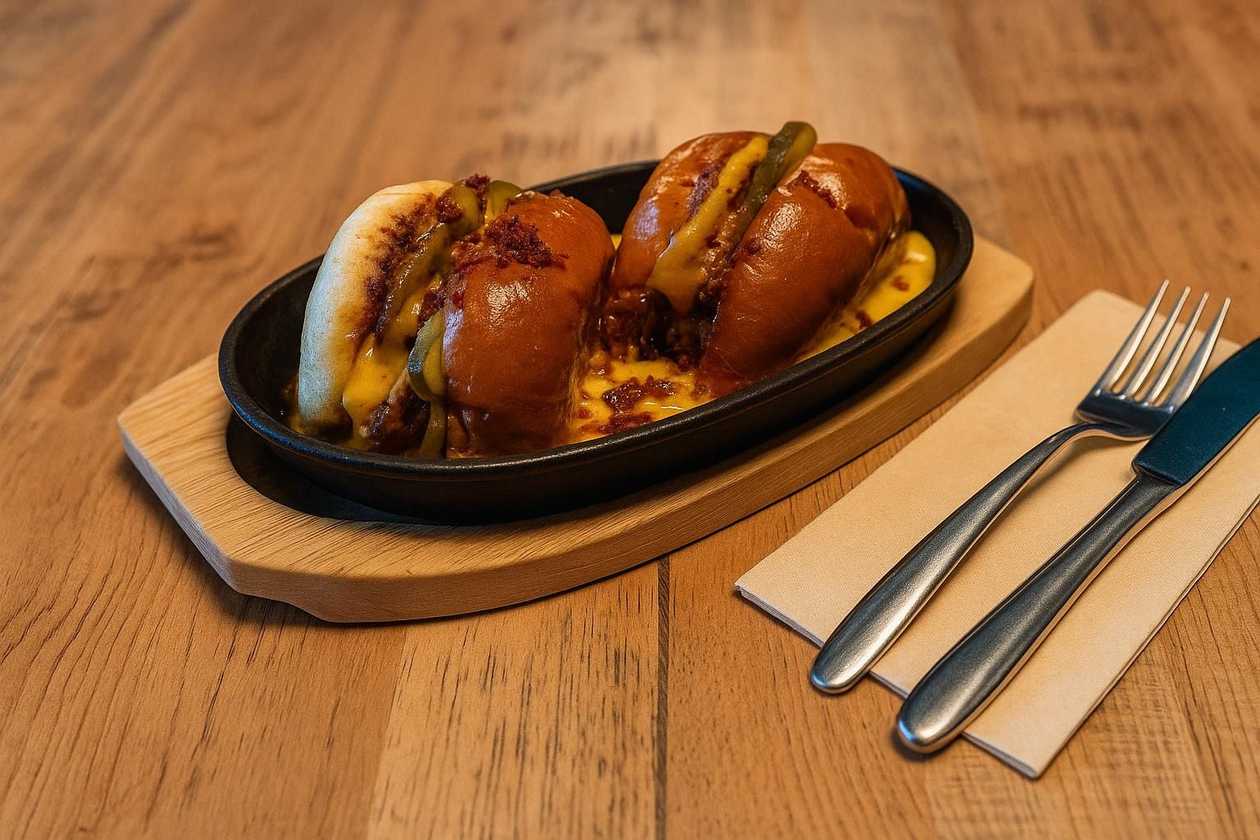 Double Cheese Smashed Burger 400g