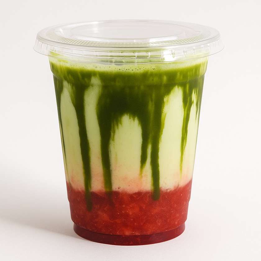 Strawberry Matcha Latte