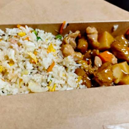 Combo Arroz com Frango e Bambu