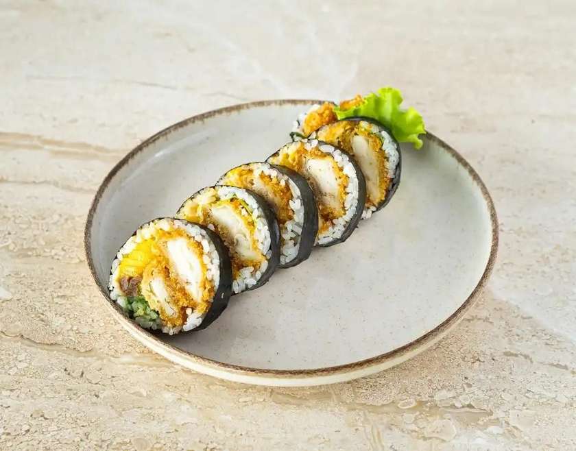Halibut w panko FUTOMAKI
