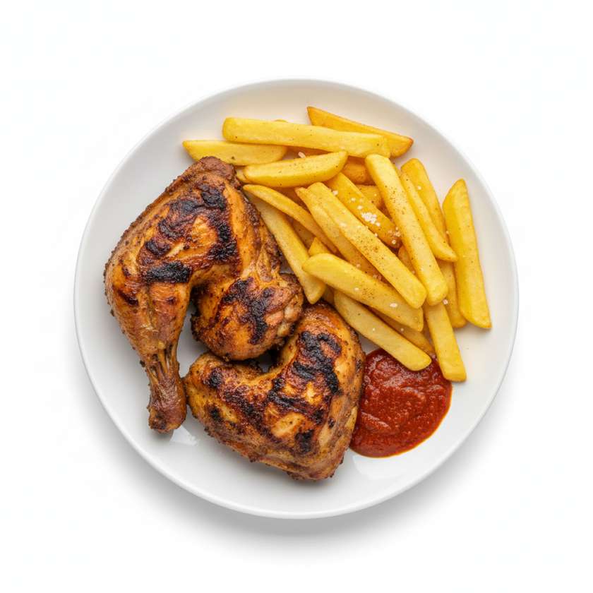 Hut Chicken and Fries