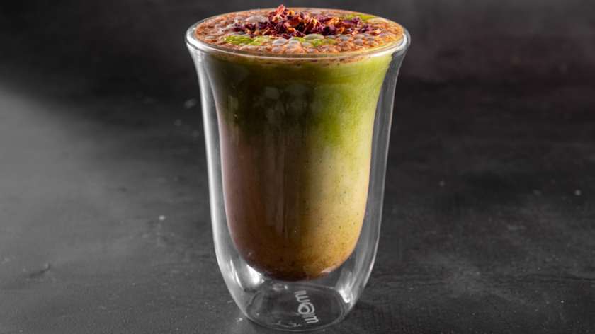 Dyniowa Matcha Latte