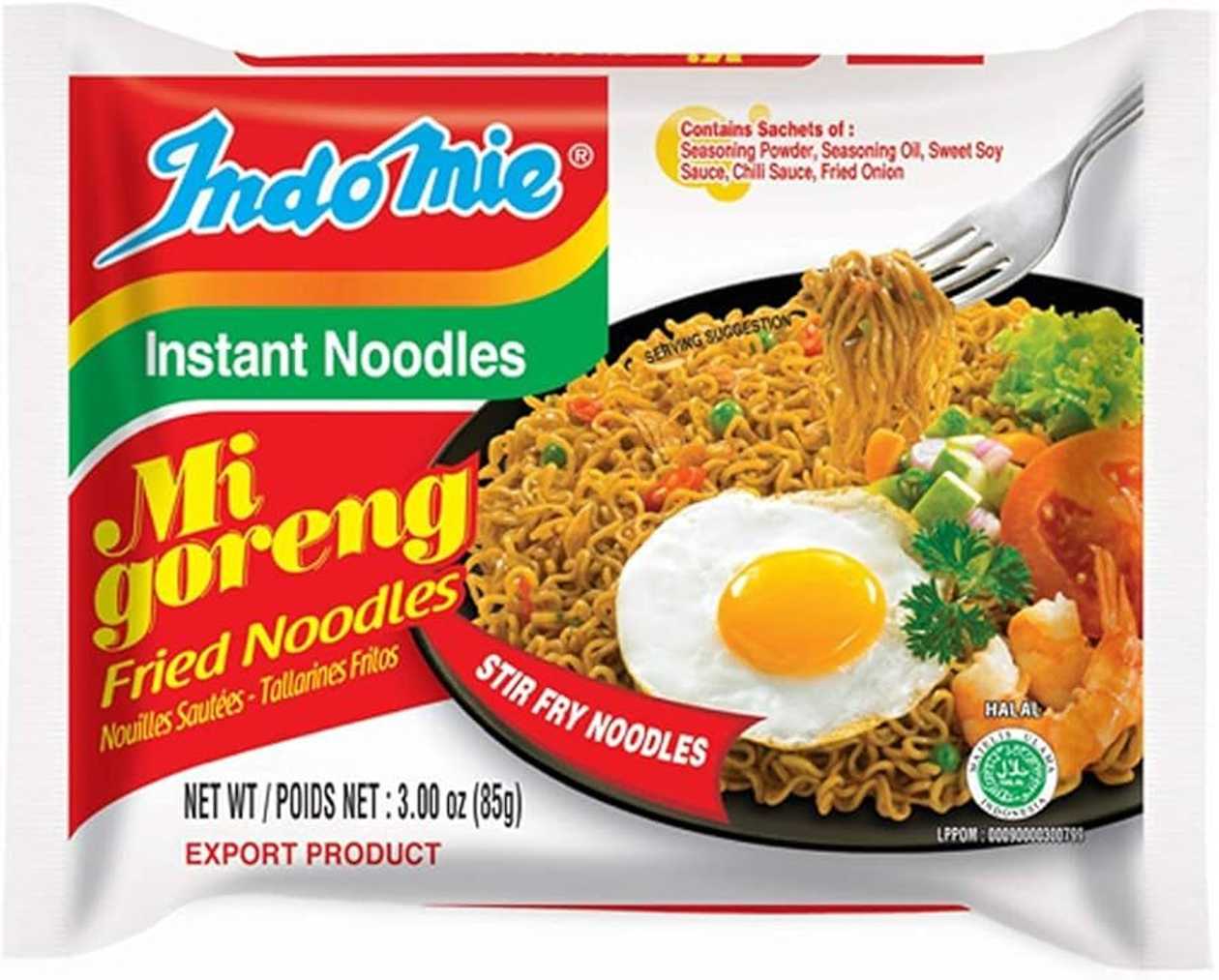 INDOMIE MI GORENG ORIGINAL  NOODLES 40  X  80GR