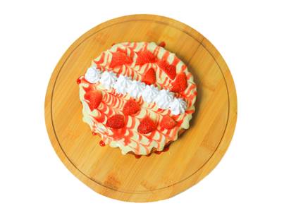 Creamy Strawberry Waffle