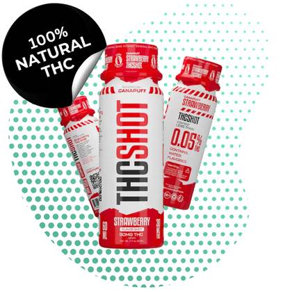 CanaPuff THC Shot 60ml 30mg Strawberry