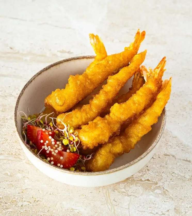 Krewetki w tempurze 7szt.