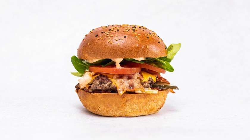 Hovädzí burger Barbecue