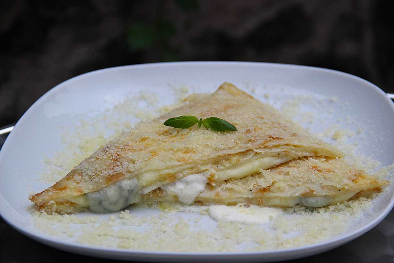 Palačinka s 4 druhy sýrů