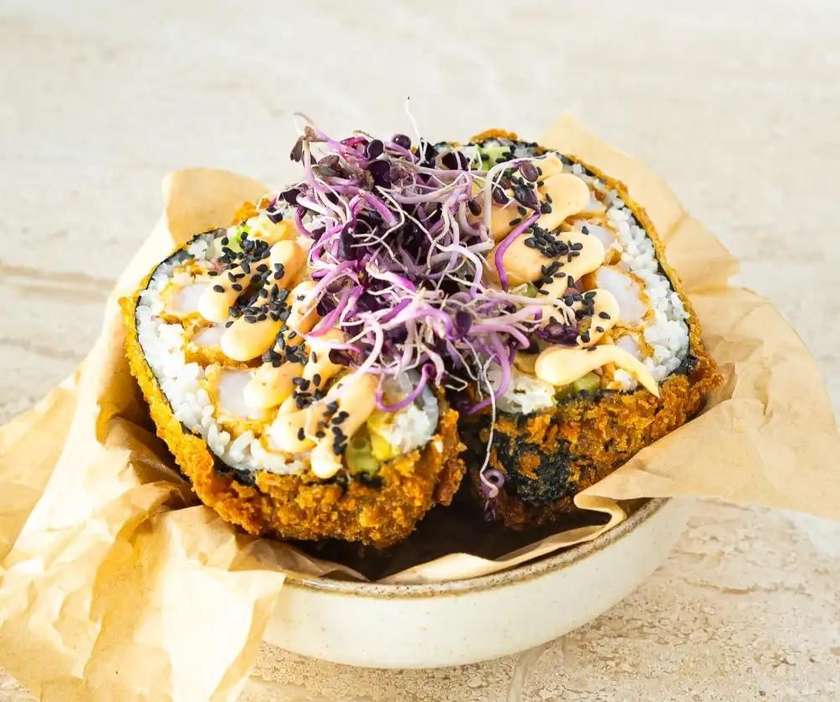 Krewetka w panko SUSHI BURGER