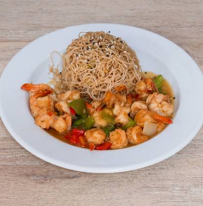 Combo Massa de Arroz com Camarão