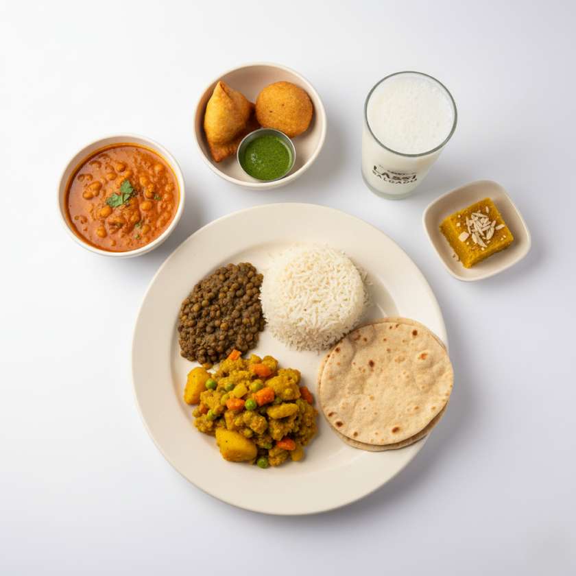 Prato vegetariano do dia