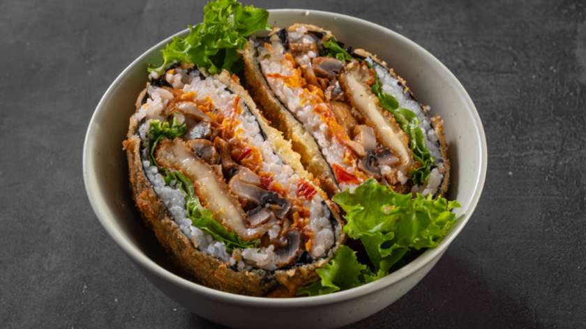 Sushi Burger vegana Pizzaolo ( Valentine's Day weekend)