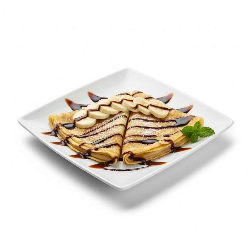 Crepes with banana