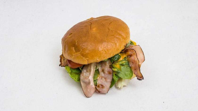 Kurací burger Slaninový