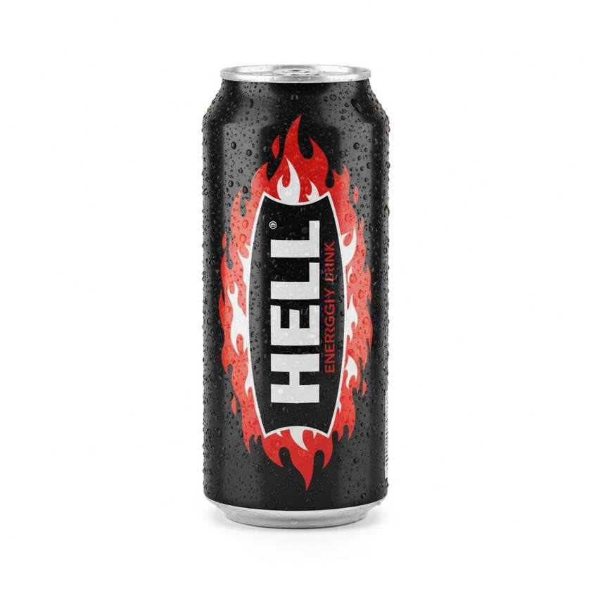 Energetický nápoj Hell