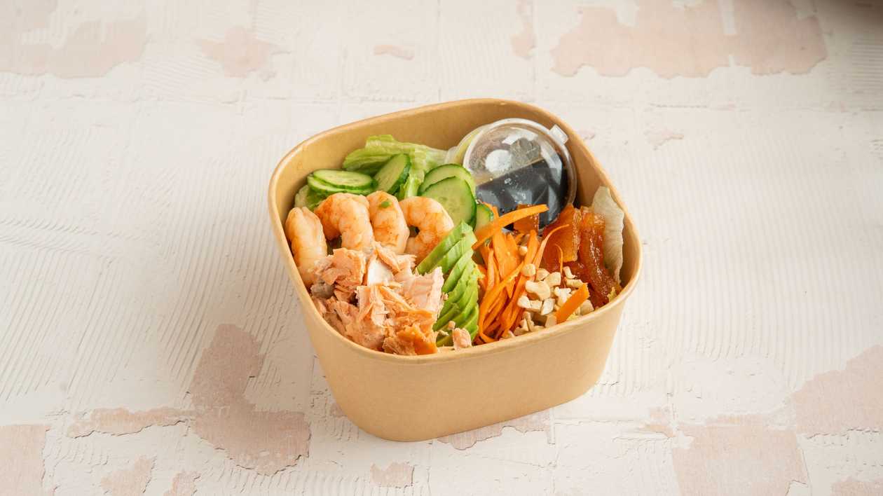Teriyaki Seafood Salad