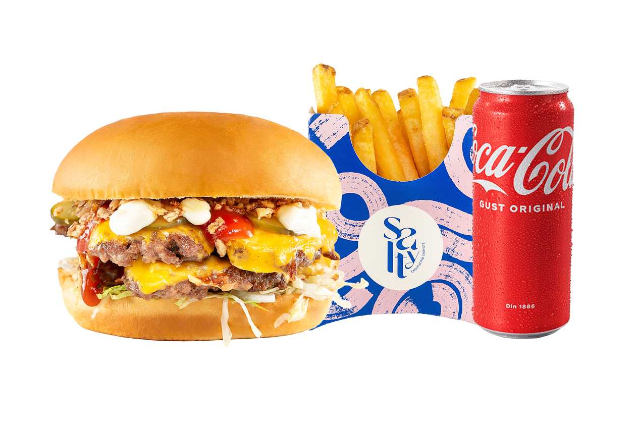 Double Cheeseburger Menu