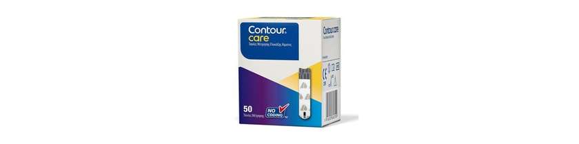 Contour CARE Blood Glucose Test Strips 50Pieces