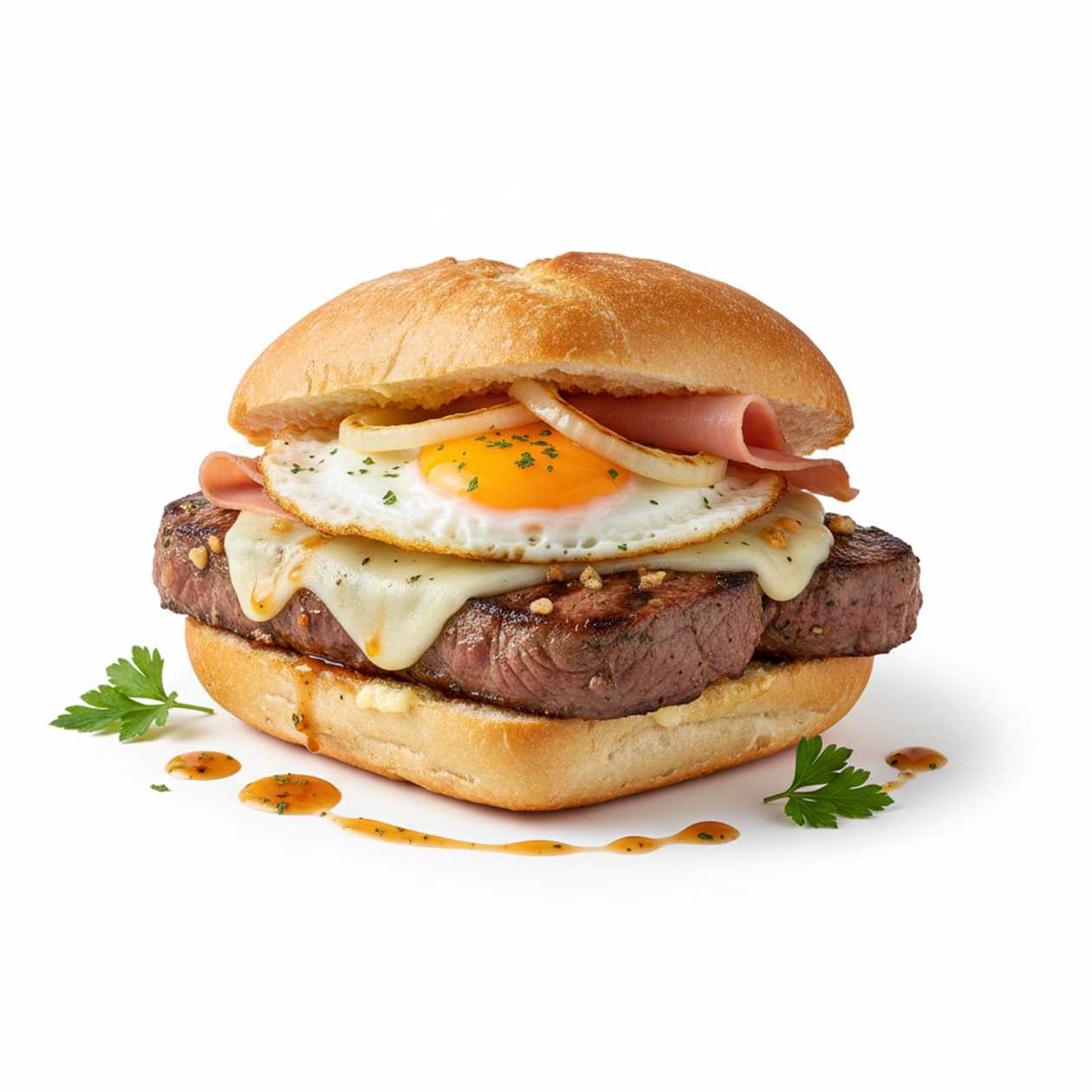 Prego em Pão á Belo Ponto