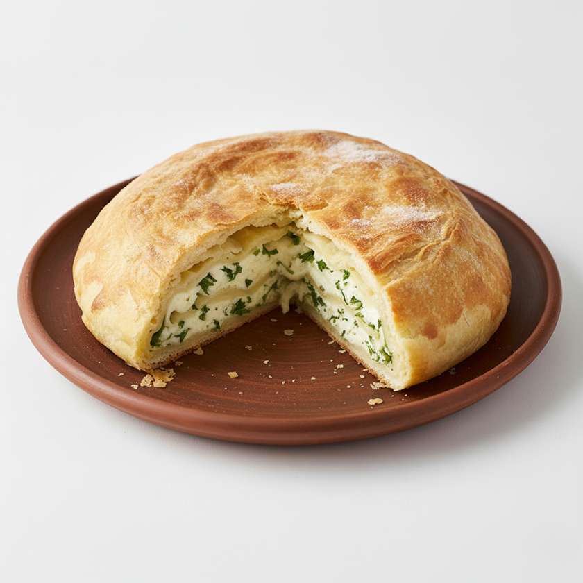 Halloumi Cheese Pie Closed