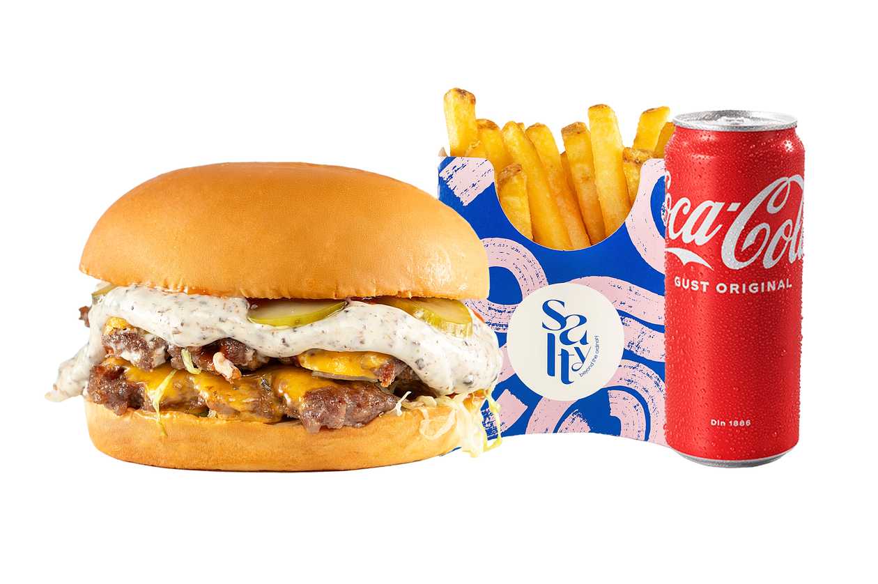 Double Truffle Cheeseburger Menu