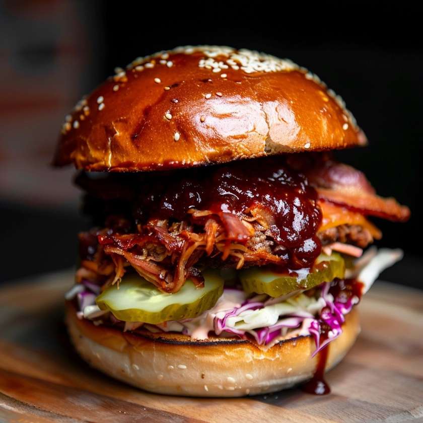 Gangster Burger "Trhané vepřové maso"