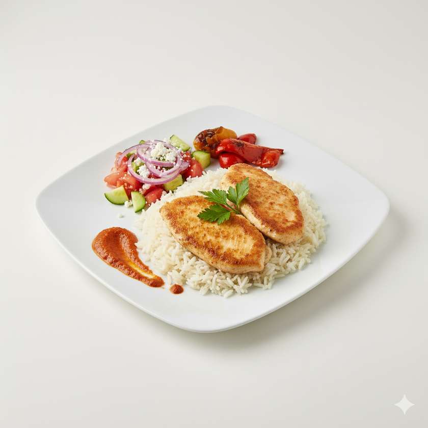 Chicken Fillet Menu with Rice