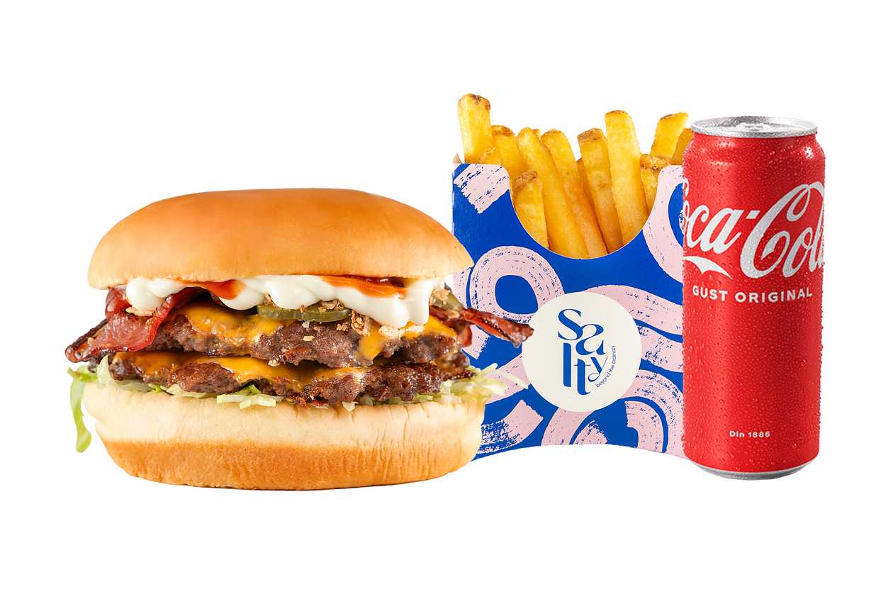 XXL Cheeseburger Menu