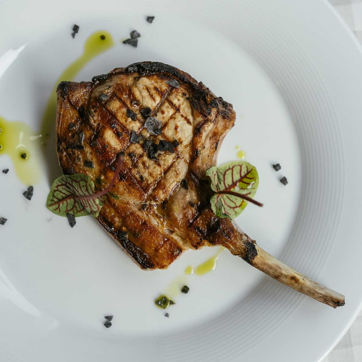 Costata di maiale alla griglia