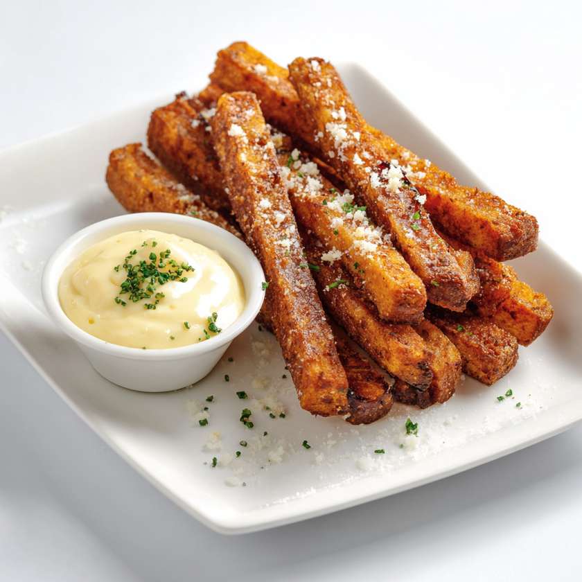 U14. Fried bread with cheese sauce