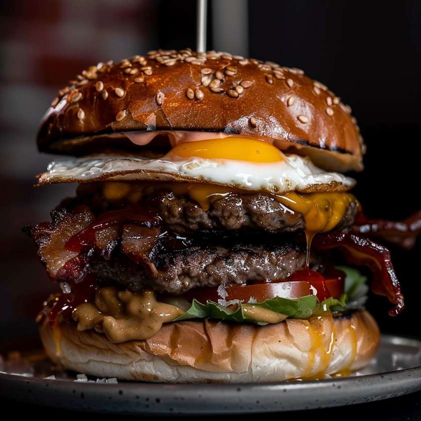 Gangster Burger "Lucky Luciano"