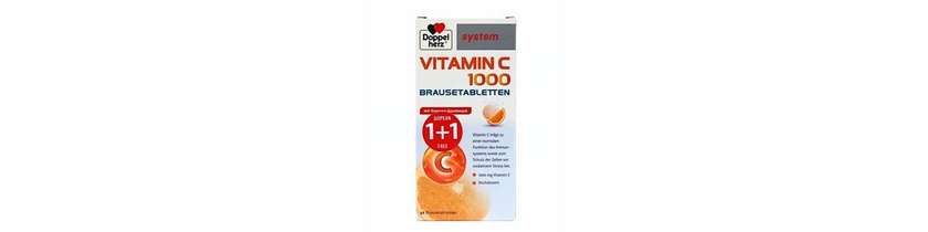 Doppelherz Vitamin C 1000 20 Effervescent Tablets 1+1 Free