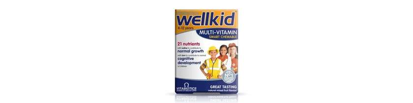 Vitabiotics Wellkid Multi-Vitamin 30 Chewable Tabs (4-12years)