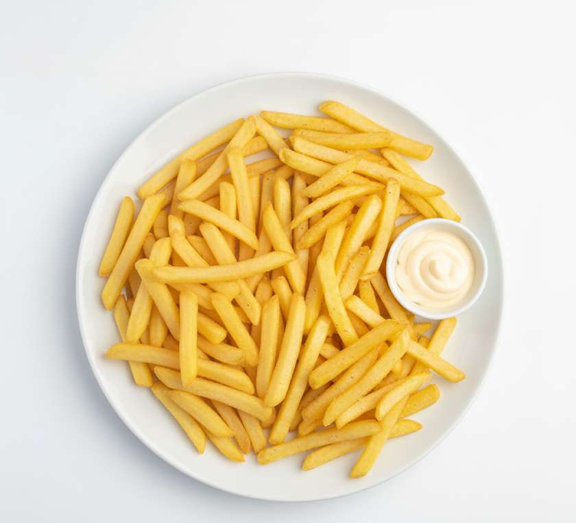 Portion French Fries with Mayonnaise
