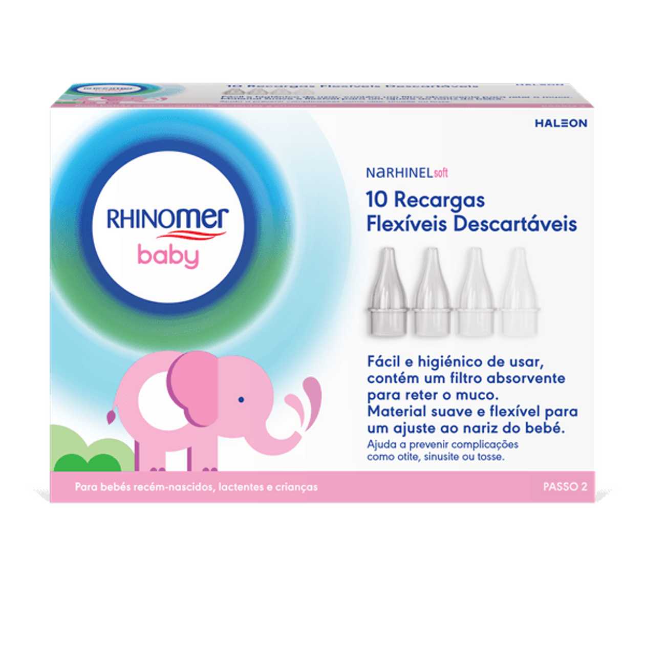 Rhinomer Baby Rec Flexível Descartável 10