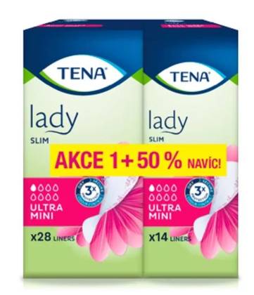 TENA Lady Slim Ultra Mini +50% incl. pads 42pcs