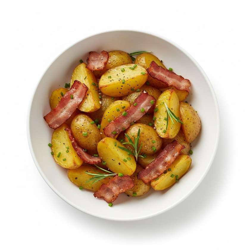 Homemade Baked Potatoes With Bacon
