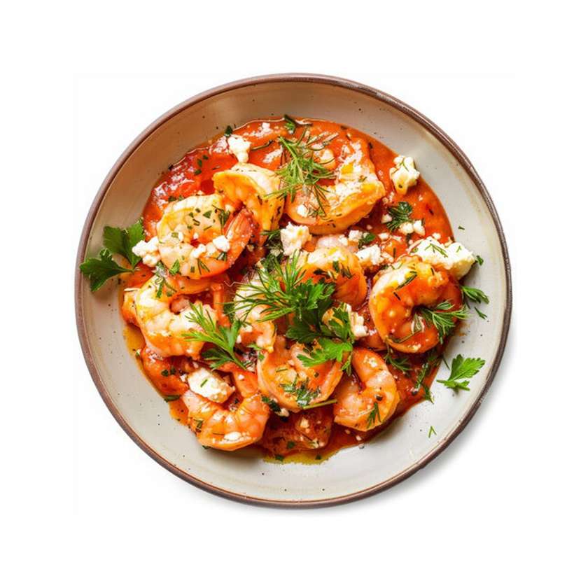 GARITHA SAGANAKI (SHRIMP SAGANAKI)