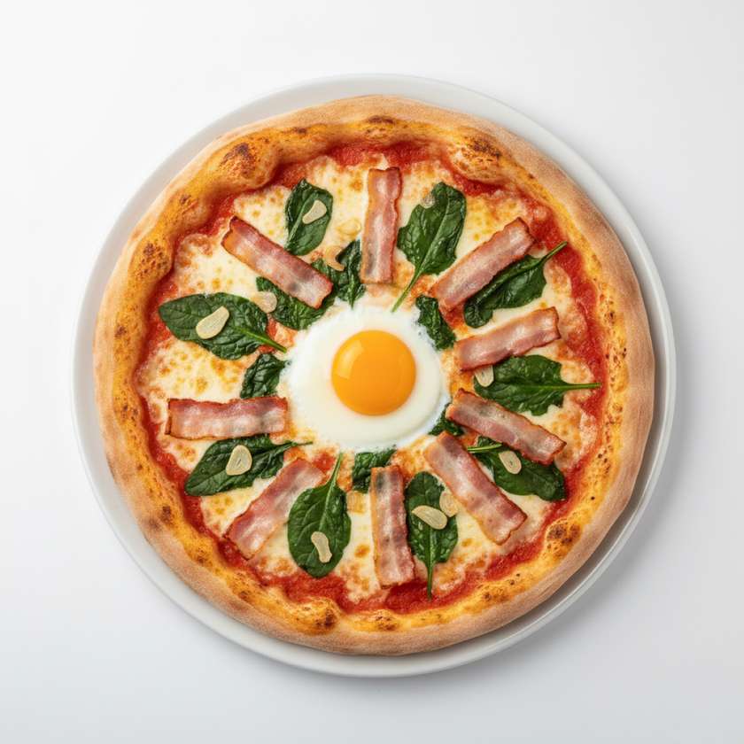 Spinaci con Bacon (32cm)