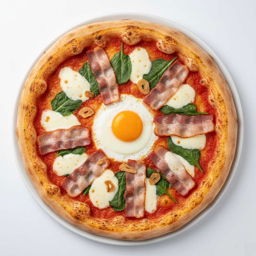 Spinaci con Bacon (40cm)