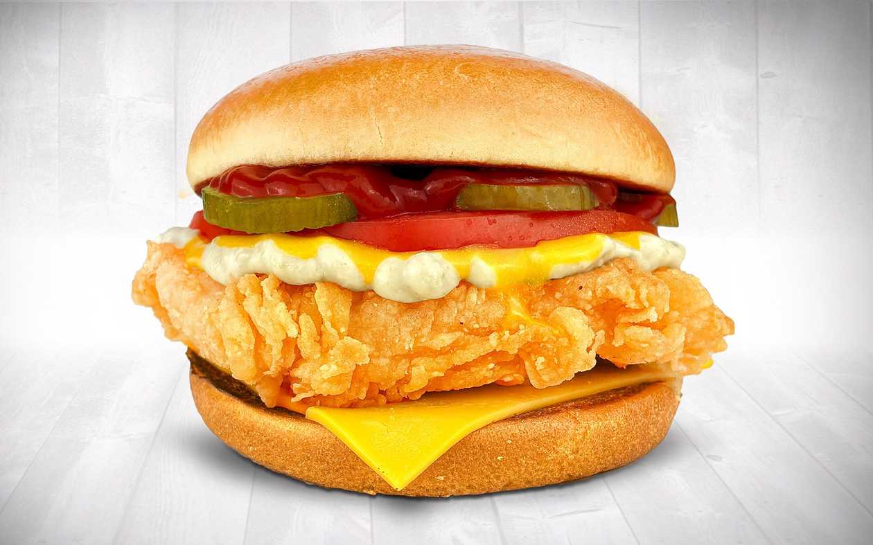 Crispy fish burger (220g)