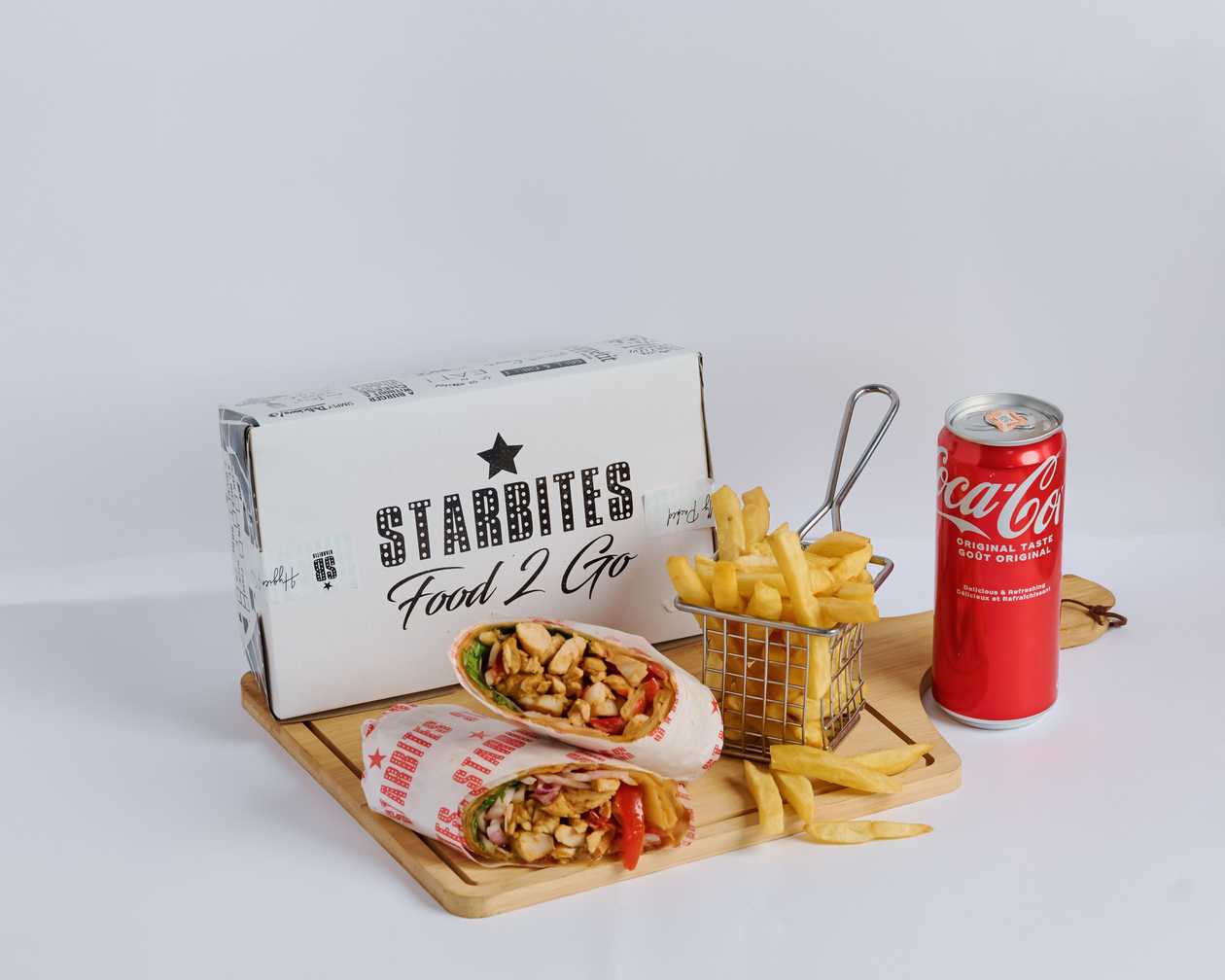 Chicken Shawarma + Coke