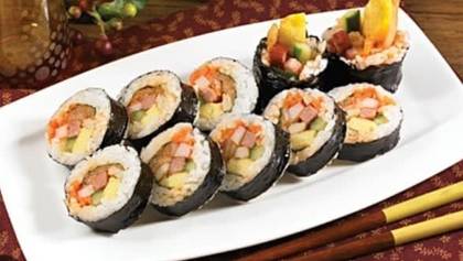Kimbap with Vegetables