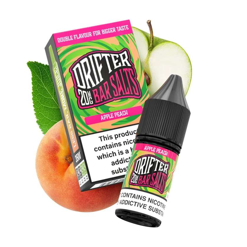 Drifter Bar Salts Apple Peach (Pomme Peche) 10ml 20mg
