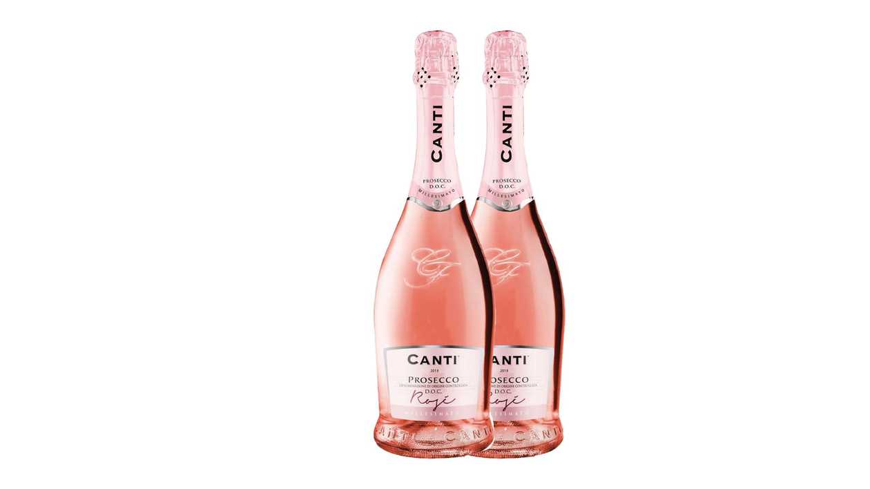 Xmas Double Canti, Rose Prosecco pack 75cl