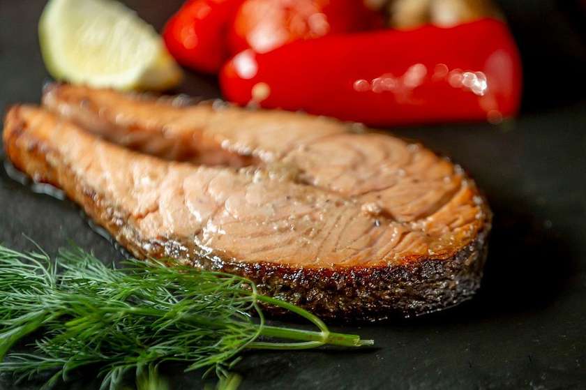Salmon steak