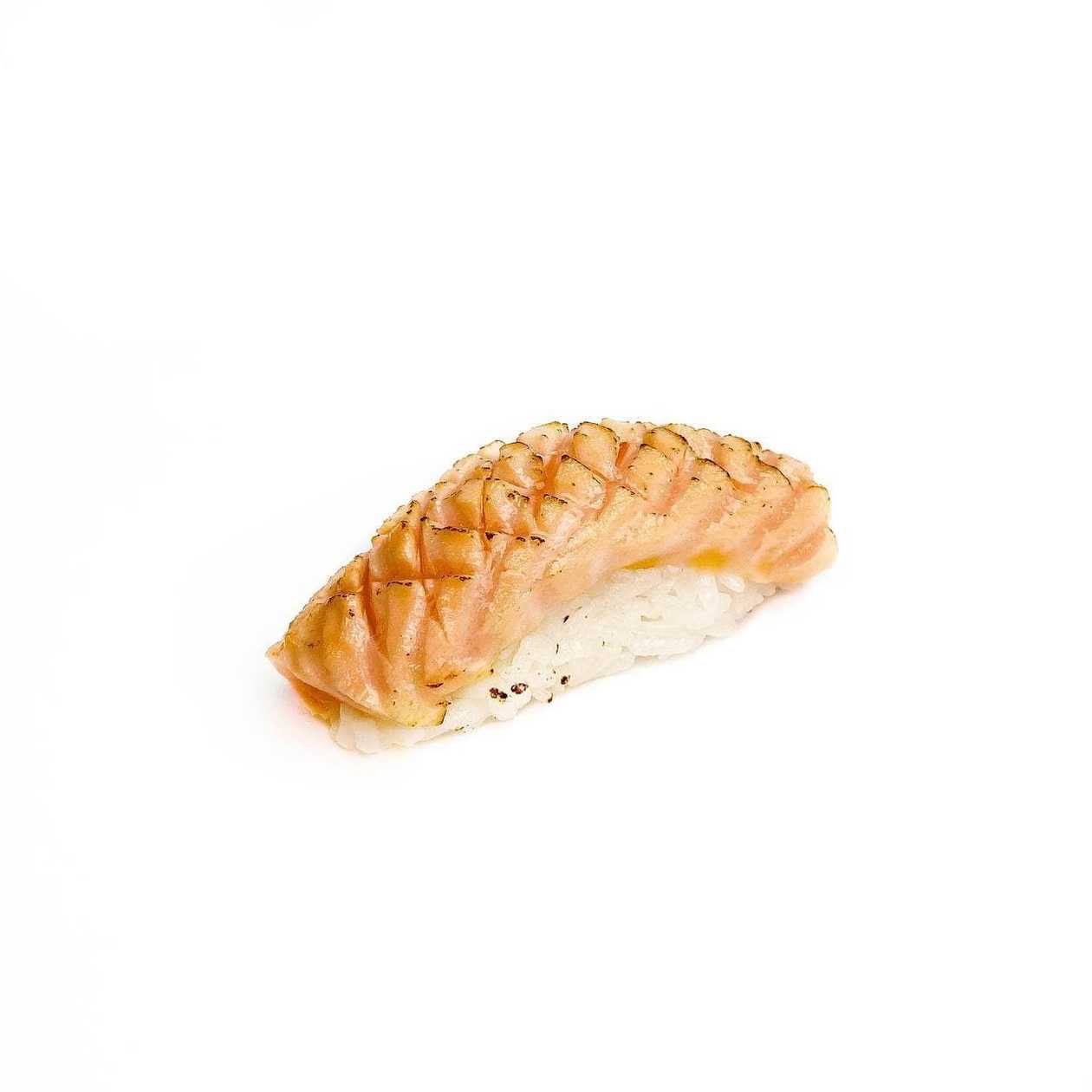 Grilled Salmon Nigiri (35g)