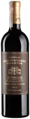Bordeaux Chateau Pied Dargent Bellevue Red dry red wine 12.5% (brown label)