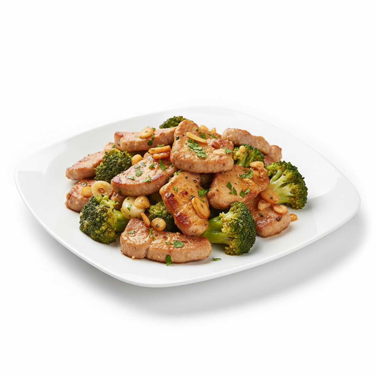 Pork with Broccoli and Garlic