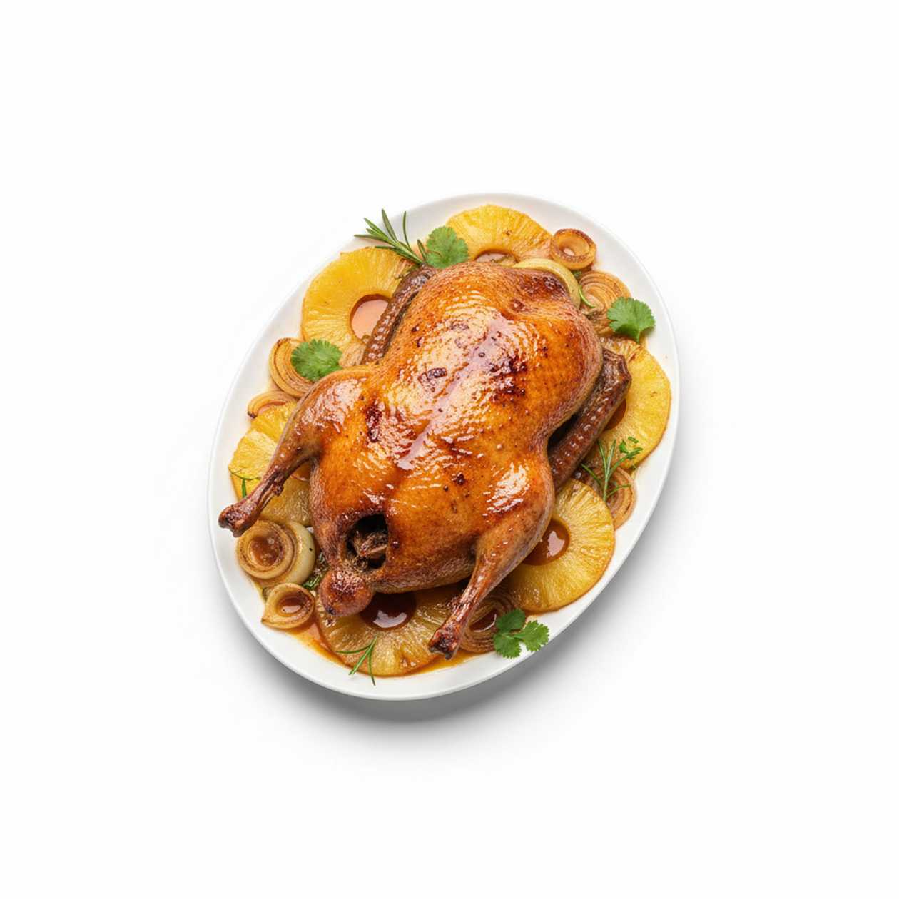 Duck with Pineapple and Onion
